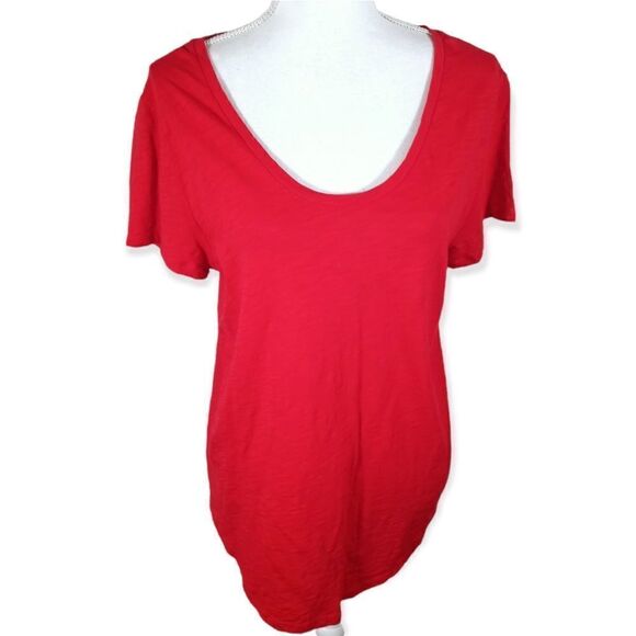 LOFT VINTAGE SOFT RED TEE-SHIRT SZ.L EUC - Picture 1 of 5